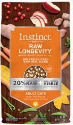 Instinct Raw Longevity 20% Freeze-Dried Raw Meal Blend Cage-Free Chicken Recipe